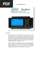 Analizador de Gases Infrarrojo