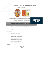 Grupo #1 La Palabra Por Su Relación Semántica