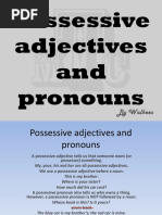 Possessive Adjectives and Pronouns Worksheet Templates Layouts - 99983