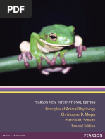 Principle of Animal Physiology (Christopher D. Moyes, Patricia Schulte) Principle of