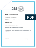 Informe de Concreto y Ladrillo