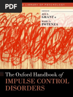 Oxford Library of Psychology Jon E Grant Marc N Potenza Editors The Oxford Handbook of Impulse Control Disorders Oxford University Press 2011 PDF