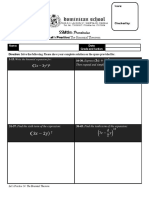 Ssmth1: Precalculus: Let'S Practice