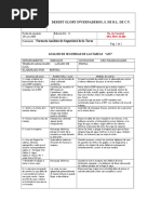 Analisis de Lavado de Rejas