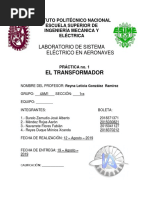 Practica 1 Sistema Eléctrico de Aeronaves