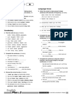 End-Of-Year Test 2: Listening Language Focus