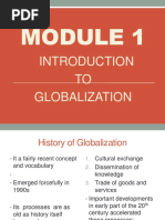 MODULE 1 Introduction To Globalization