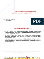 Educación Rural A Distancia Una Propuesta para La Región Junin.