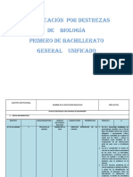 Plan de Destrezas Biologia 1bgu