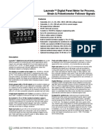 Laurel: Laureate™ Digital Panel Meter For Process, Strain & Potentiometer Follower Signals