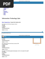 Question and Answer, Quiz On Information Technology