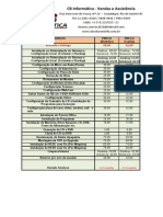 Tabela de Precos de Servicos de Infomatica CB Informatica PDF