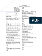 Examen de Enlace Químico