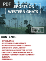 Reports On Western Ghats