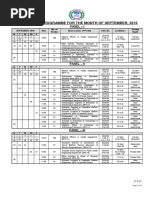 Interview Program SEPTEMBER 2019