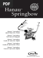 Hanau Springbow Quick Reference Guide 10081