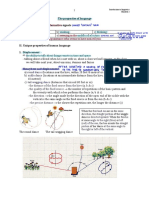 OF BEE TO TO OFA: The Properties of Language I. Communicative vs. Informative Signals