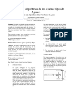 Arquitectura y Algoritmos de Los Cuatro Tipos de Agente