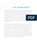 What Is An Avalanche?