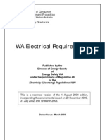 WA Electrical Requirements, Dept Consumer & Employment Protection