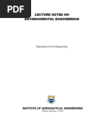 Environmental Engineering Notes PDF