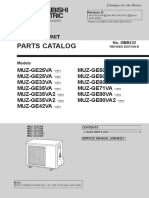 Mitsubishi Electric Heat Pump Parts Outdoor MUZ-GE25-80VA (2) - A1, A2 - OBB532E PDF