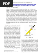 Development of Flexible Telescopic Boom Model Using Absolute Nodal Coordinate Formulation Sliding Joint Constraints With Lugre Friction