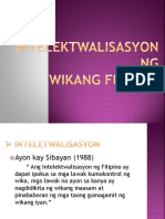 Intelektwalisasyon Yana Rica