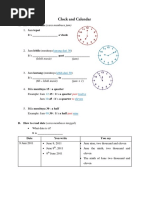 A. How To Read Time (Cara Membaca Jam)