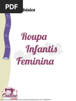 Molde Basico Roupas Infatis Feminina