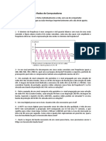 1 Lista de Exercícios - Telecom e Redes