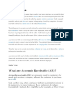 What Are Accounts Receivable (AR) ?