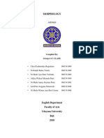 Morphology: Compiled By: Group 4 (C CLASS)