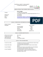 MSDS Dust Cleaner