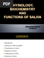 Physiology, Biochemistry & Functions of Saliva