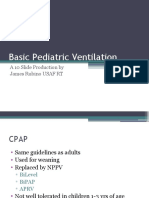 Basic Pediatric Ventilation: A 10 Slide Production by James Rubino USAF RT