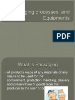 Packaging Processes and Equipments