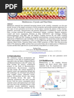 Multiferroic Crystals and Thin Films