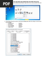 How To Set Up Secure Pin Printing HP MFP m426dn