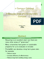 Green Campus Concept - A Broader View of A Sustainable Campus