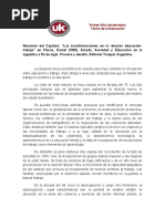 Filmus 1999 Estado Sociedad y Educacion en La Argentina de Fin de Siglo Proceso y Desafio