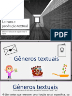 Leitura e Produção Textual - Artigo de Opinião