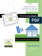 First Grade Math Unit Plan