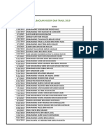 Jadual Bacaan Yasin