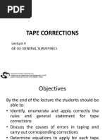 Tape Corretion