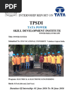 Tata Report of Internship at Tpsdi Final To Send