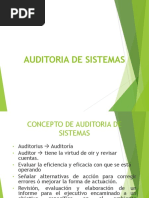 Auditorias en Sistemas