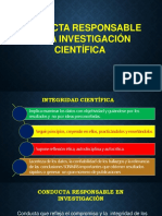 Conducta Responsable en Investigación