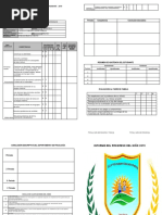 Informe de Progreso Del Aprendizaje Del Estudiante