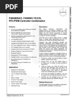 FAN4800A/C, FAN4801/1S/2/2L PFC/PWM Controller Combination: Features Description